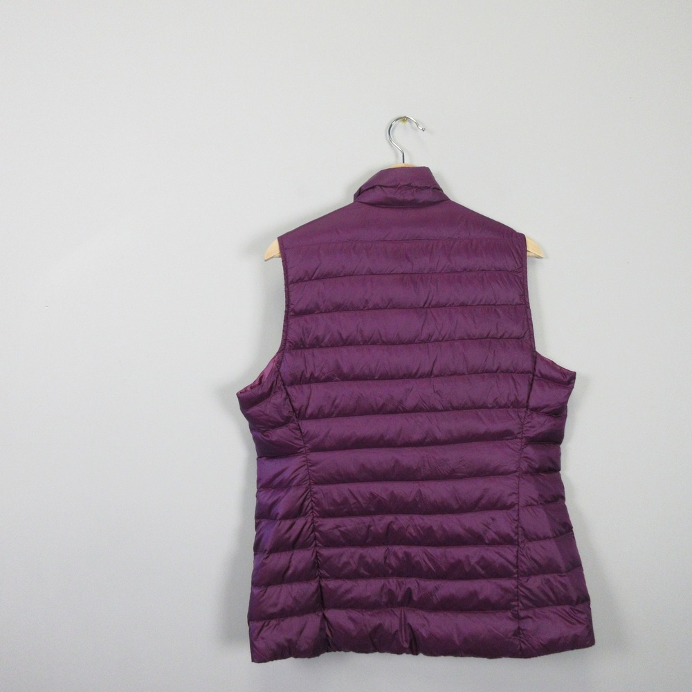 REI Co Op Womens Purple 650 Down Filled Insulated Puffer Vest Size L Hiking - Picture 9 of 10